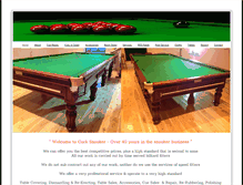 Tablet Screenshot of corksnooker.com
